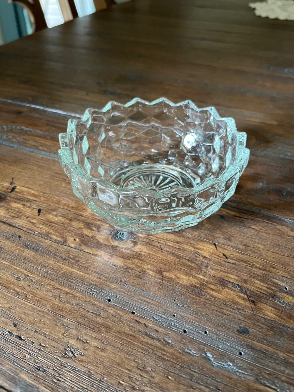 Vintage Homco Clear Cubist Fairy Lamb Bottom Only - Picture 3 of 6